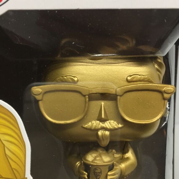 Funko Pop! Colonel Sanders #05 KFC Vinyl Figure Gold Limited Edition Pop Icons - Picture 15 of 16